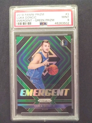 Luka Doncic [Green Prizm] #3 2018 Panini Prizm Emergent card