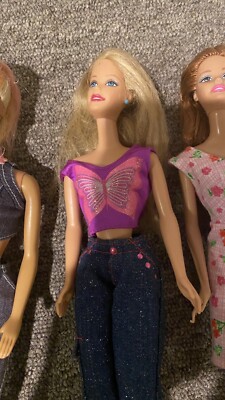 Lot Barbie et Ken Mattel vintage   Label Emmaüs