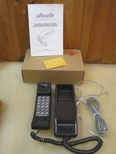 Northern Telecom "Charcoal" Silhouette Desk Telephone Phone  B7425
