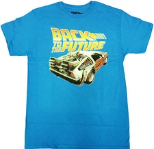 Back to the Future Delorean Adult T-Shirt - Fantasy Science Fiction Movie Tee