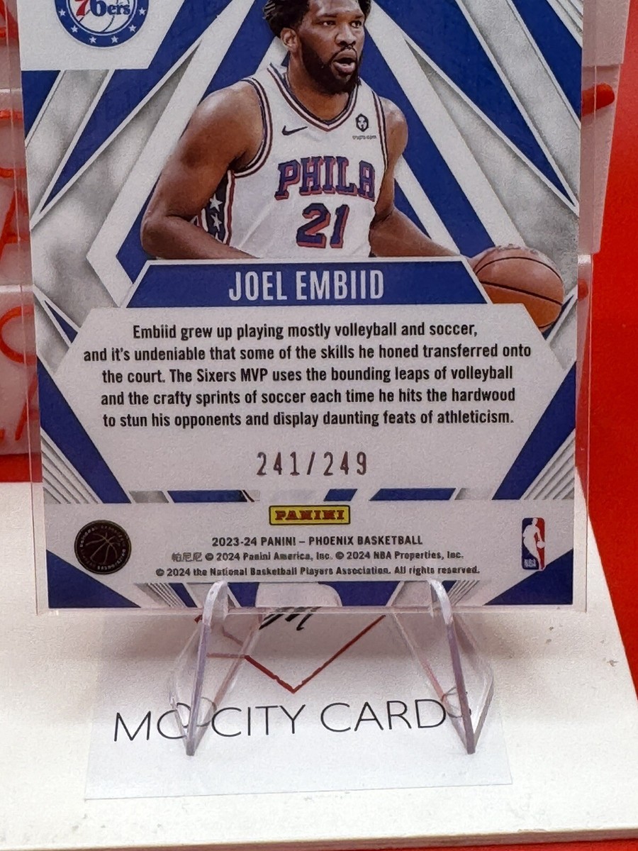 Panini NBA Prizm ジョエル エンビード RC 74/249シリ Panini NBA Prizm ジョエル エンビード RC 74/249シリ