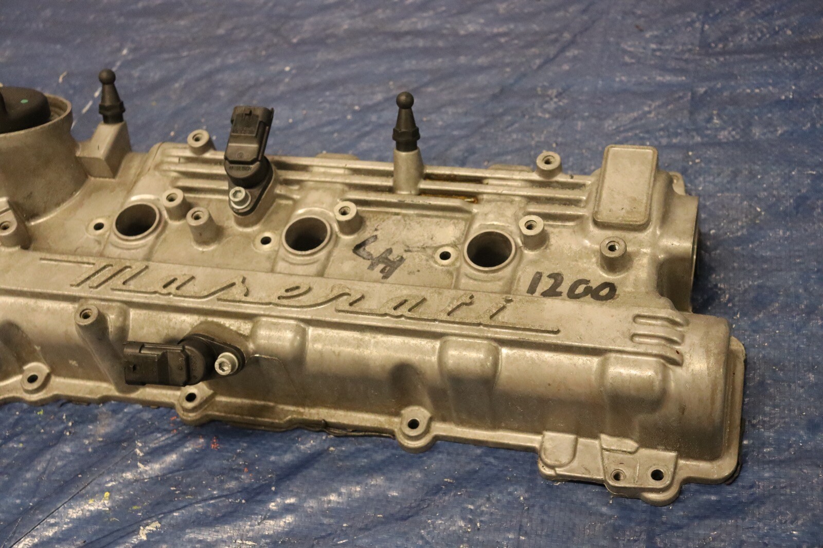 2017 17 MASERATI GHIBLI SEDAN S 3.0L V6 OEM LH DRIVER ENGINE VALVE COVER #1200