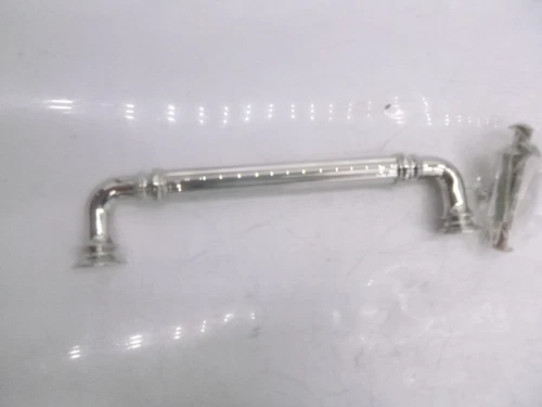 2 Pack Top Knobs TK323PN Reeded Pull 5" Polished Nickel - Picture 3 of 3