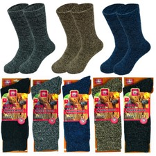 3-12 Pairs Mens Winter Merino Heavy Duty Lambs Wool Thermal Boots Socks 10-13