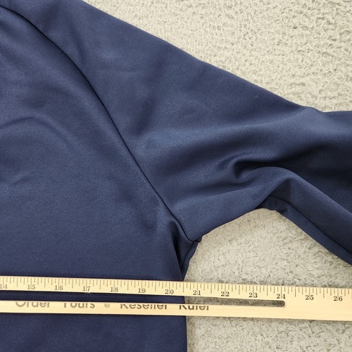 Princeton Tigers Shirt Mens Medium Blue Dri Fit Fleece Long Sleeve Pullover Nike - Picture 13 of 13