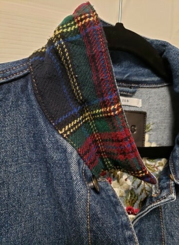 NWT Guess Plaid-Indigo Wash Oversized Men's Embroidered Denim Jacket XL | eBay