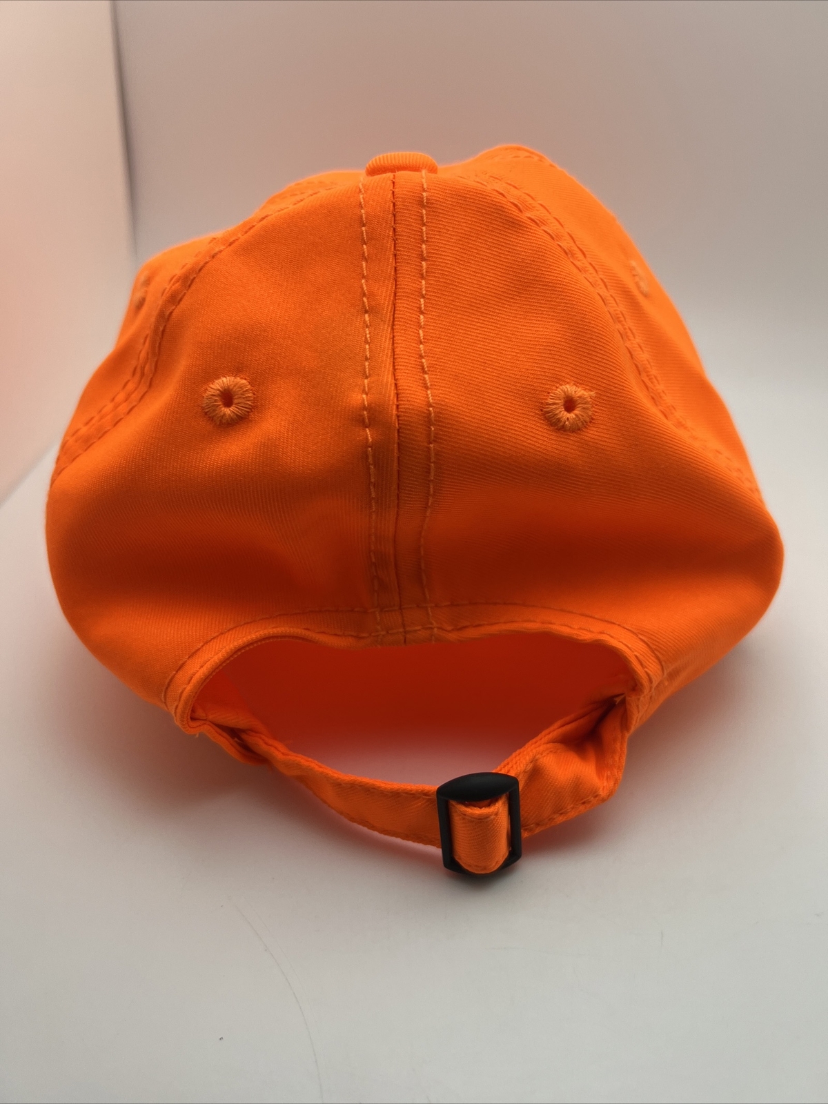 Blaze Orange Baseball Cap Hat Hunting Dominos Capital Logo Legacy GR13