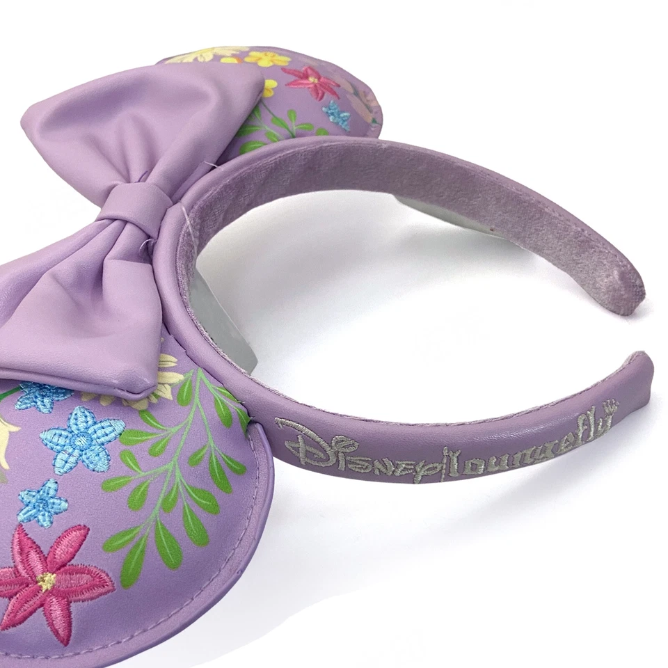 Disney- Parks Anniversary Loungefly Embroidered Flower Ears Minnie Ears Headband - Image 3 of 4