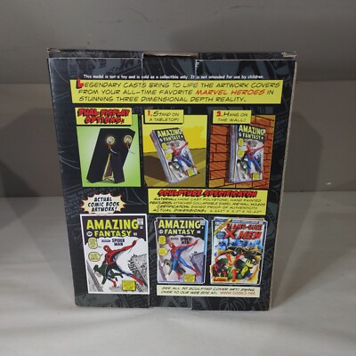 Marvel Comics Cover Sculpture 1962 Amazing Fantasy #15 Spider-Man