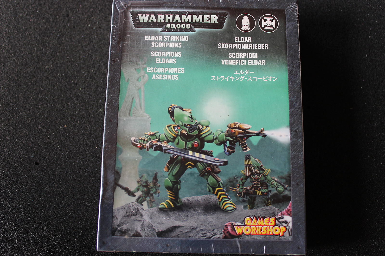 Games Workshop Warhammer 40k Eldar Striking Scorpions Squad Metal Boxed New OOP Games Workshop Warhammer 40k Eldar Striking Scorpions Squad Metal Boxed New OOP