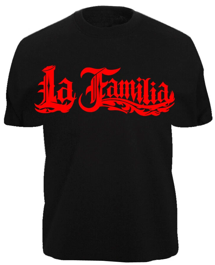 T-Shirt LA FAMILIA - LA VIDA LOCA -  Black Pearl AUTO MOTORRAD MI Decal shirt xy - Bild 1 von 2