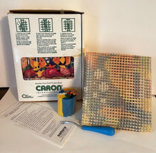 Caron Natura "Golden Fish" Latch Hook Kit Rug Wall Hanging 20" x 27" R701