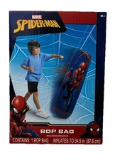 new Marvel What Kids Want Spider-Man Inflatable Punching Bop Bag Kids Exercise