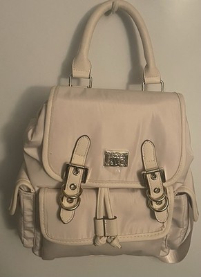 Steve Madden NYC  Women s Buckle Flap Backpack  New With Tags, Cream
