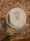 Belleek Ribbon  Mini Creamer Pitcher 3.25” Irish Porcelain Yellow Bow — photo 3