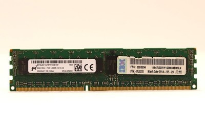 Micron 8GB 1Rx4 PC3-14900R-13-13-C2 ECC REG Server Memory MT18JSF1G72PZ-1G9E1HF