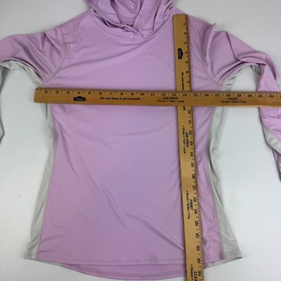 Sweat à Capuche Femme Simms SolarFlex - Rose - Taille L - UPF 50 - Pêche Et Outdoor