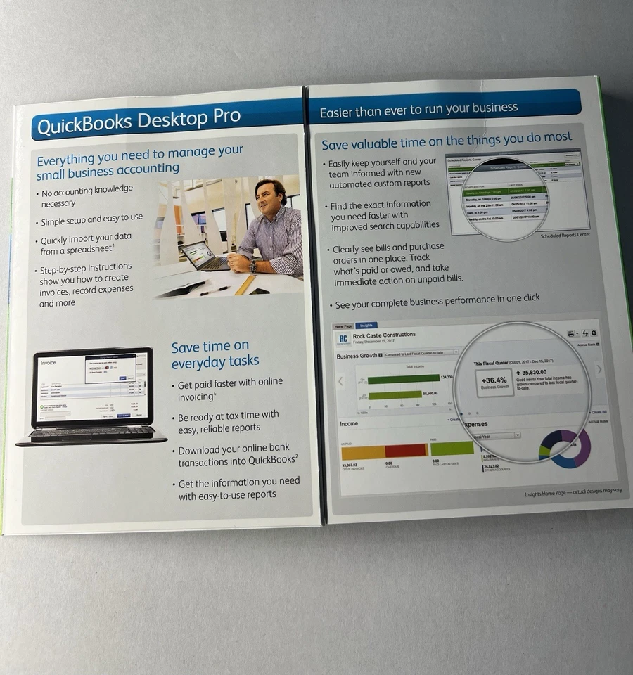 Intuit QUICKBOOKS DESKTOP PRO 2017 Pre-Owned - Image 3 of 4