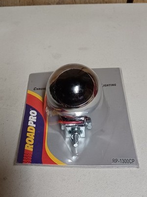 Vintage RoadPro Purple Color EGG LIGHT RP-1300CP Chrome Plated Interior Light