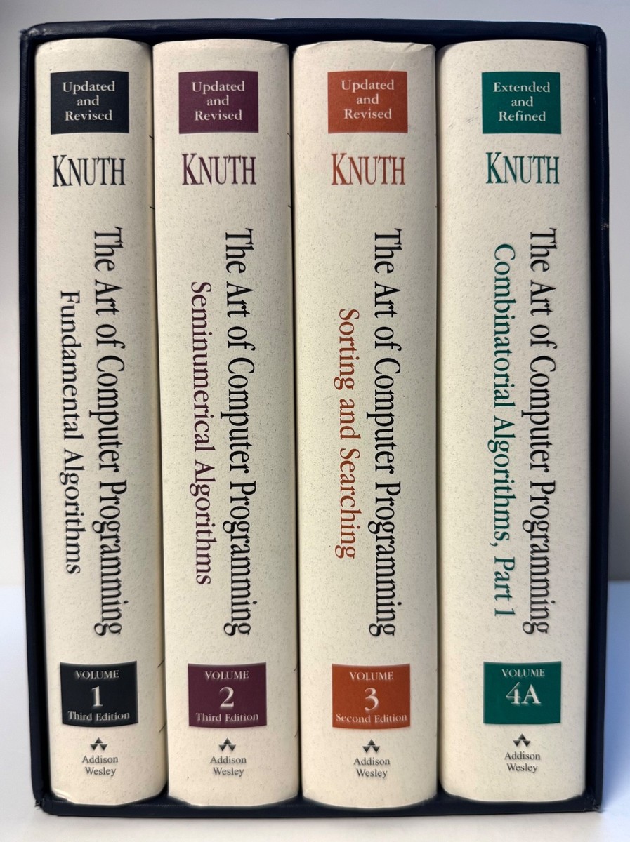 Art of Computer Programming, the, Volumes 1-4A Boxed Set by