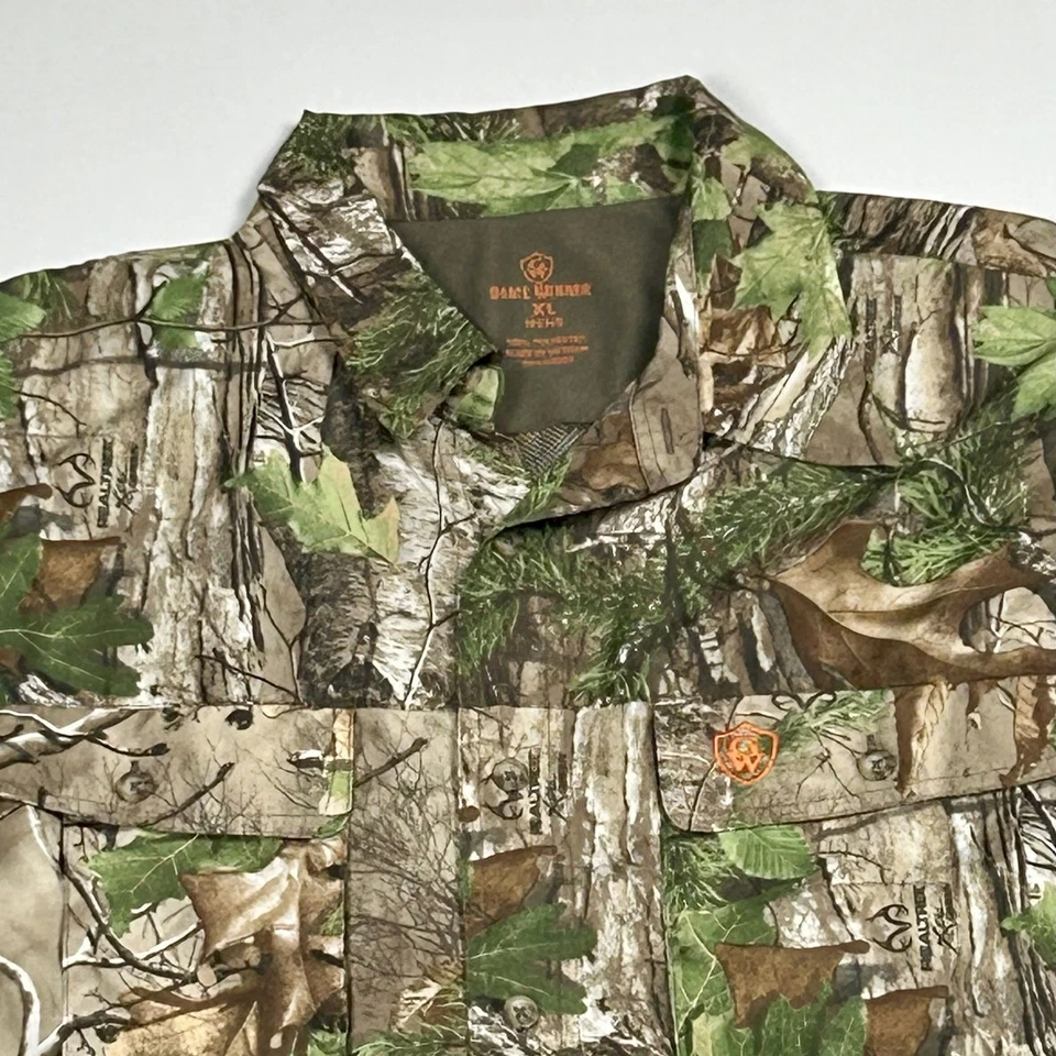 Game Winner Realtree Camo Hunting Shirt Men’s XL Long Sleeve Outdoor Apparel - Image 2 of 4