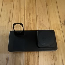 3-in-1 Wireless Charging Stand Dock for Phone Smart Watch Earbuds, Black
