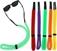 5 Pcs Floating Sunglasses Strap Adjustable Floating Foam Sunglass Glasses Strap