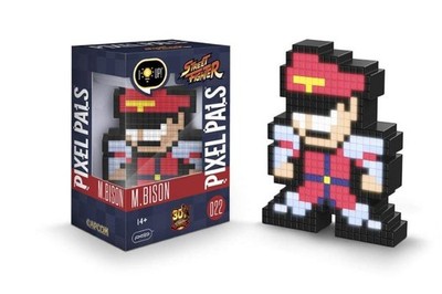 PIXEL PALS LIGHT UP SAMMELFIGUREN BISON STREET FIGHTER EURO NEU