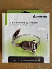 IOGEAR USB to Serial RS-232 Adapter Model GUC232A