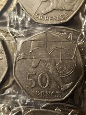 2004 50p Coin ~ Roger Bannister’s Four-Minute Mile Fifty Pence
