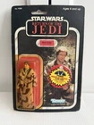Star Wars ROTJ Action Figure HON SOLO IN TRENCH COAT 77 Back MOC 1984
