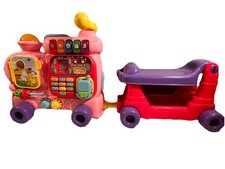 VTech Sit-to-Stand Ultimate Alphabet Train, Pink W/ Blocks Lights  Sound