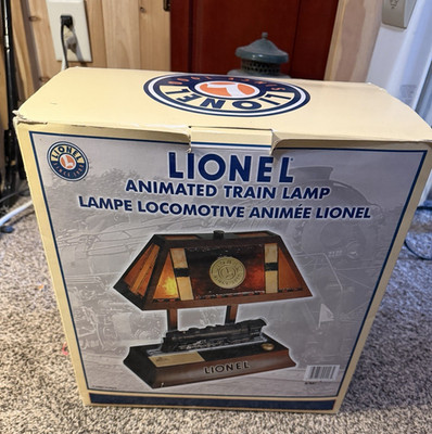 Vintage The Lionel Hudson 700E Animated Train Railroad Desk Lamp Lights & Sound