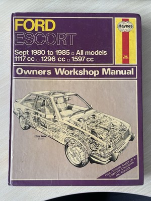 Haynes Ford Escort Betriebsanleitung Werkstatthandbuch