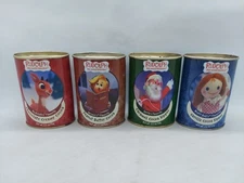 Rudolph the Red Nosed Reindeer Cocoa 4 Tin 2003 Rare Hermie, Santa, Misfit Doll