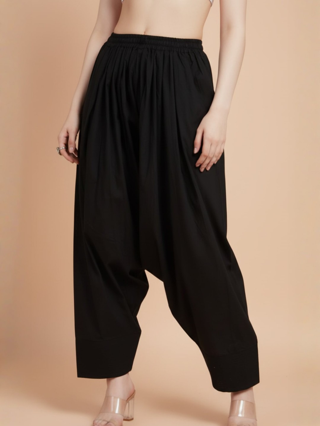 Women’s Cotton Farsi Salwar Loose Fit Harem Style Bottomwear Ethnic Wear