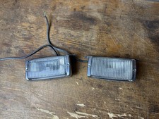 Mercedes R107 450sl 560sl Set Of 2 Front Left Right Fog Light Lamp Mount Bosch