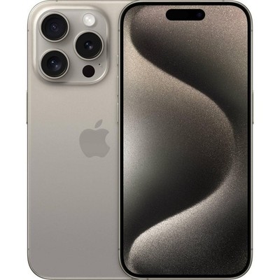 Apple iPhone 15 Pro 512GB Natural Titanium (Unlocked) SmartPhone - Acceptable