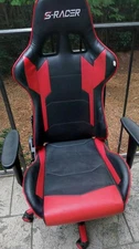 S-Racer Gaming Chair Comfort Support Pre-owned Back Needs Attaching Good Shape