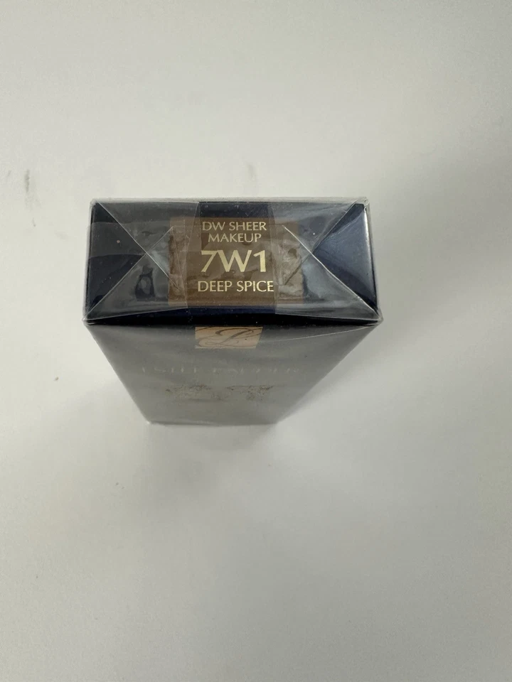 NIB Estee Lauder Double Wear Sheer Long Wear Makeup 7W1 Deep Spice SPF 19 1 oz - Image 2 of 3