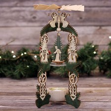 Two Tier Nativity Pyramid