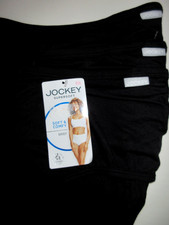 Jockey Supersoft BRIEF Panties 3-Pairs Pack 2073 Cool Modal Black women  10/3XL