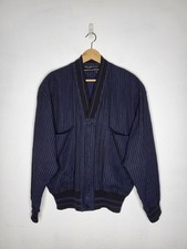 ISTANTE VERSACE Vintage Jacket Plaid Long Sleeve Blue Black Men’s Medium