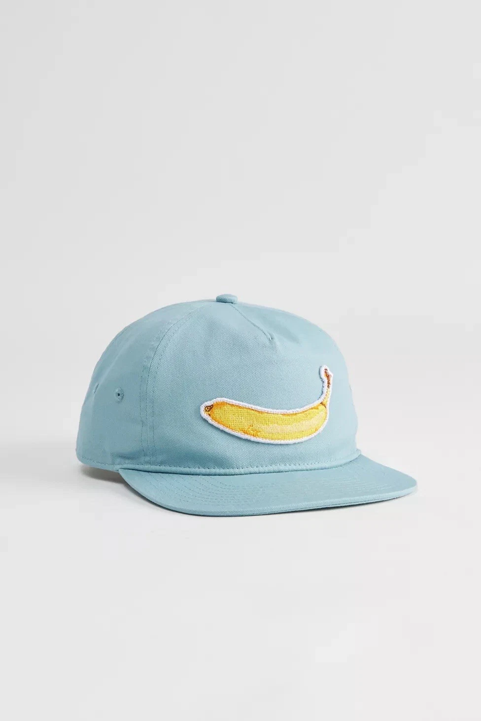 Coney Island Picnic Embroidered BANANA Blue Flat Brim Snapback Cap NWOT
