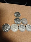 LOT 40% Silver: 1966-1969 Kennedy Half Dollars LOT of 7