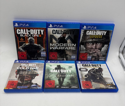 Sony PS4 Playstation 4 Call of Duty Bundle - 6 Spiele Paket - in OVP - Klassiker