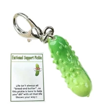 Pickle Bag Charm Cucumber Keyring Decoration Positive Bag Accessory Helpful