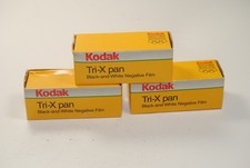 3 Rolls Kodak Tri-X Pan TX 120 Asa 400 Black/ White Film Expired 06/ 2004