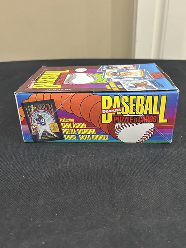 1986 DONRUSS BASEBALL WAX BOX - 36 Sealed Packs Clean Canseco McGriff Rookie RC - Picture 8 of 9