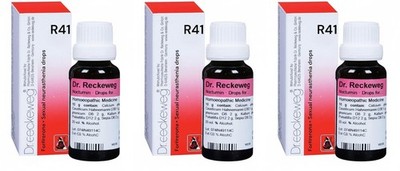 3 x Dr Reckeweg R41 Drops 22ml each | Homeopathic Germany Medicine Remedies